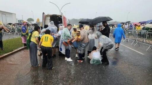 Intervenção divina:

Raio atinge bolsonaristas em manifestação de Nikolas Ferreira deixando 34 bolsonaristas feridos segundo o Corpo de Bombeiros, Samu foi acionado.