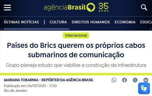 Tudo indica que o BRICS quer lançar sua própria internet com base na segurança de dados e soberania.